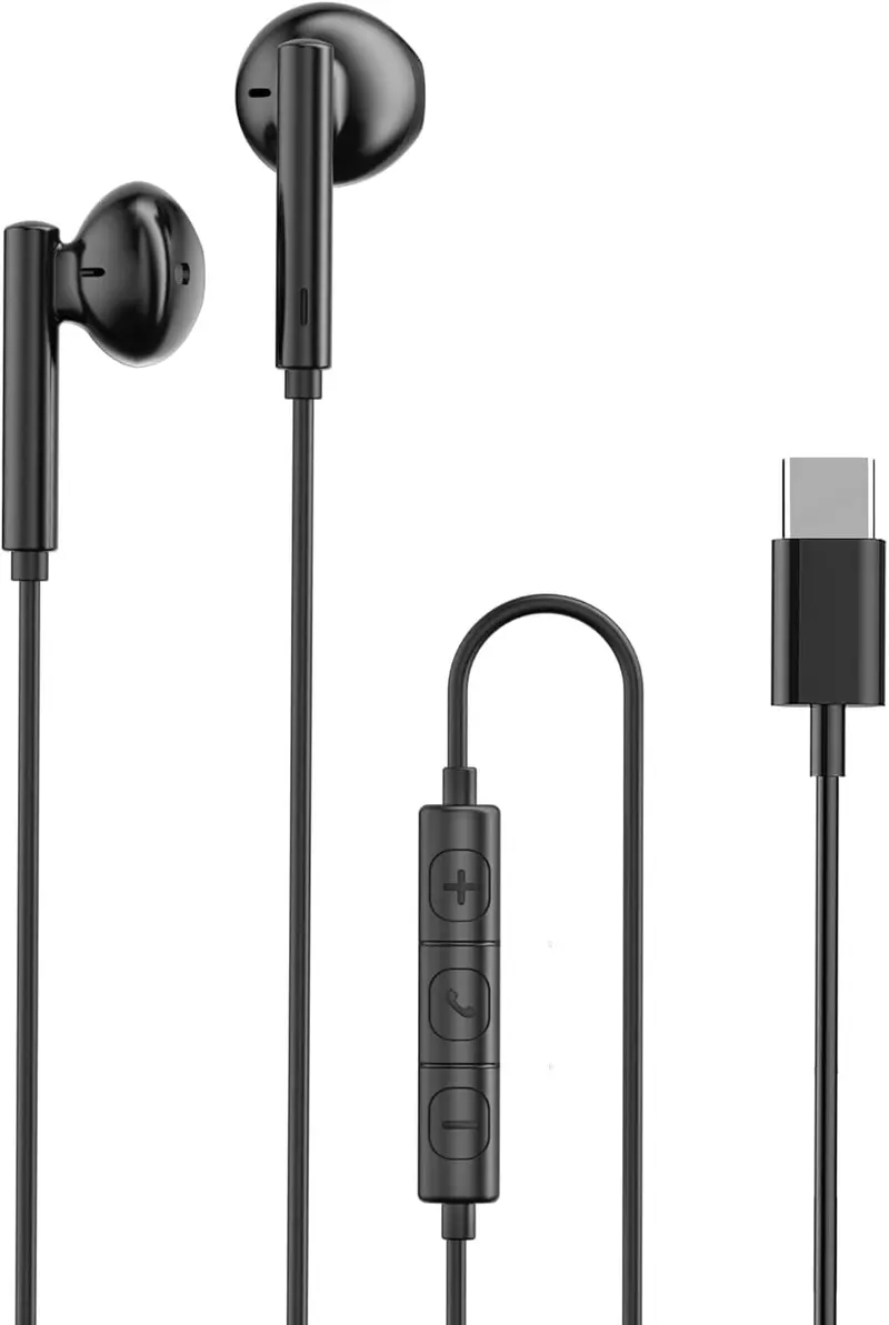Ravpower Rp-Bh1006 Typec Wire Earbuds Black Global Version - Rp-Bh1006 1
