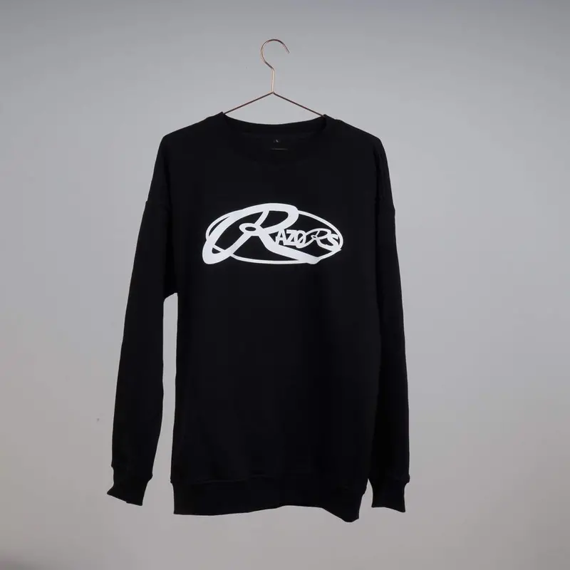 Razors Classic Logo Crew Neck Jumper - Black 1