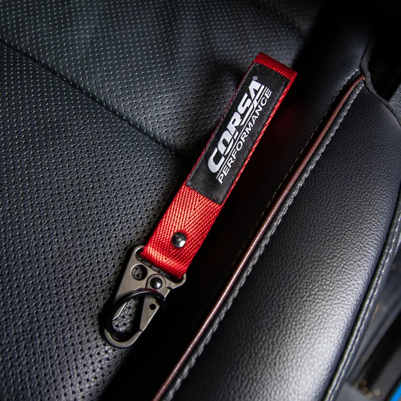Red / Corsa Heavy Duty Keyloop | Keychain Lanyard 1