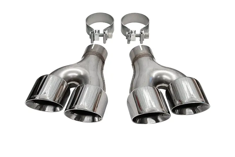 Replacement / 4.0 In Twin Tip Kit | 2014-2021 Jeep Grand Cherokee Summit Edition Corsa Systems (14068) 1