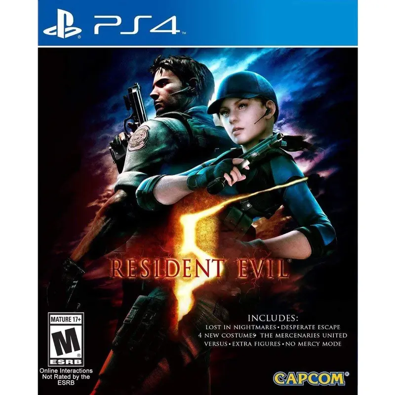 Resident Evil 5 For Playstation 4 "Region 1" 1