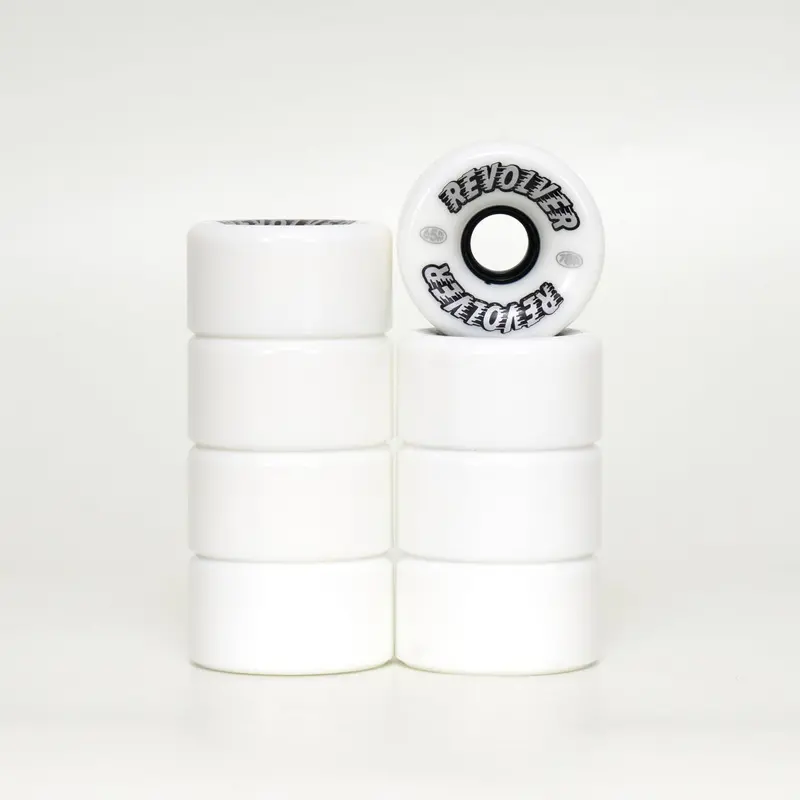 Revolver All-Surface Roller Skate Wheels - White 1