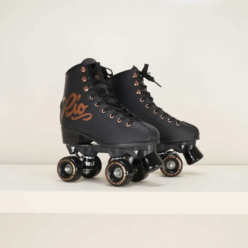 Rio Roller Rose Rollerksates - Black / Rose 1