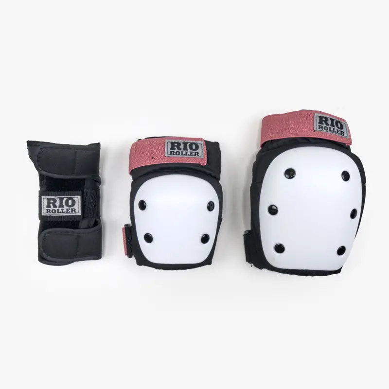 Rio Roller Triple Pad Set - Black / Pink 1