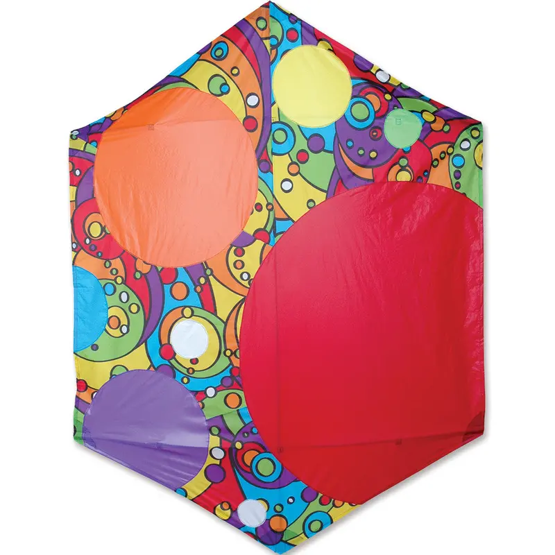 Rokkaku Kite - Rainbow Bubbles 1