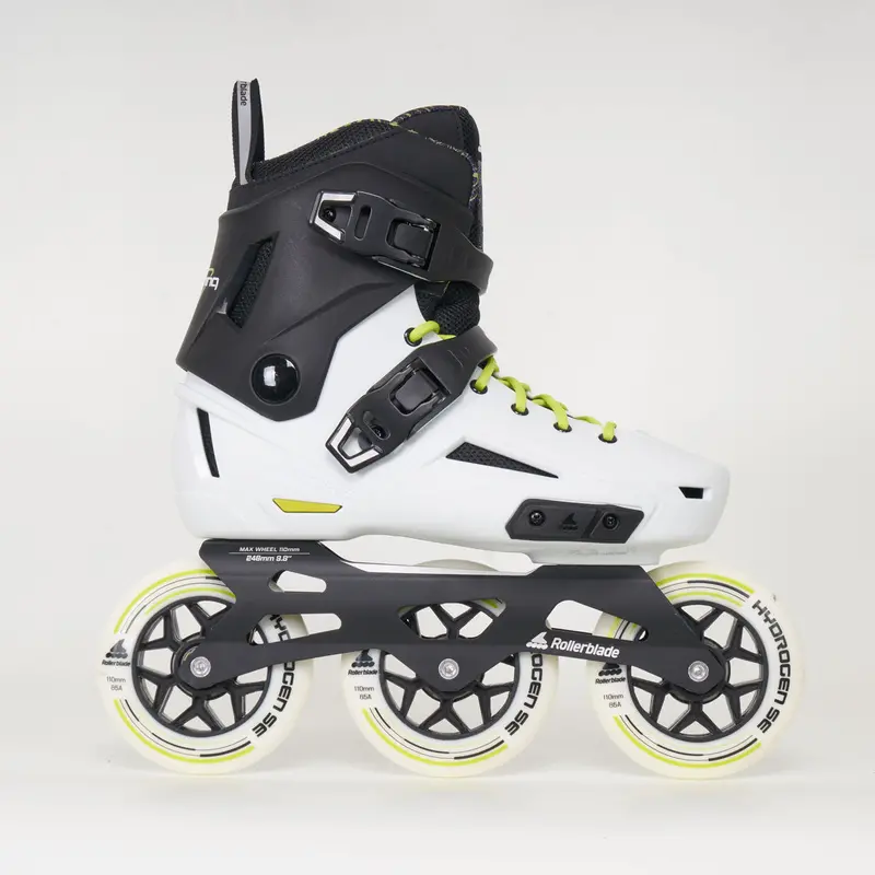 Rollerblade Lightning 110 Inline Skates - Unisex - White 1
