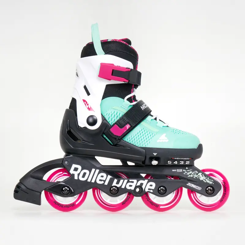Rollerblade Microblade Xt Junior Adjustable Inline Skates - Sea Green 1