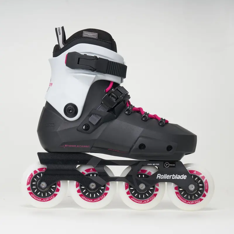 Rollerblade Twister Edge Woman's Inline Skates - Grey/White/Pink 1