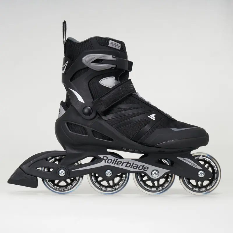 Rollerblade Zetrablade Men's Softboot Inline Skates - Black / Silver 1