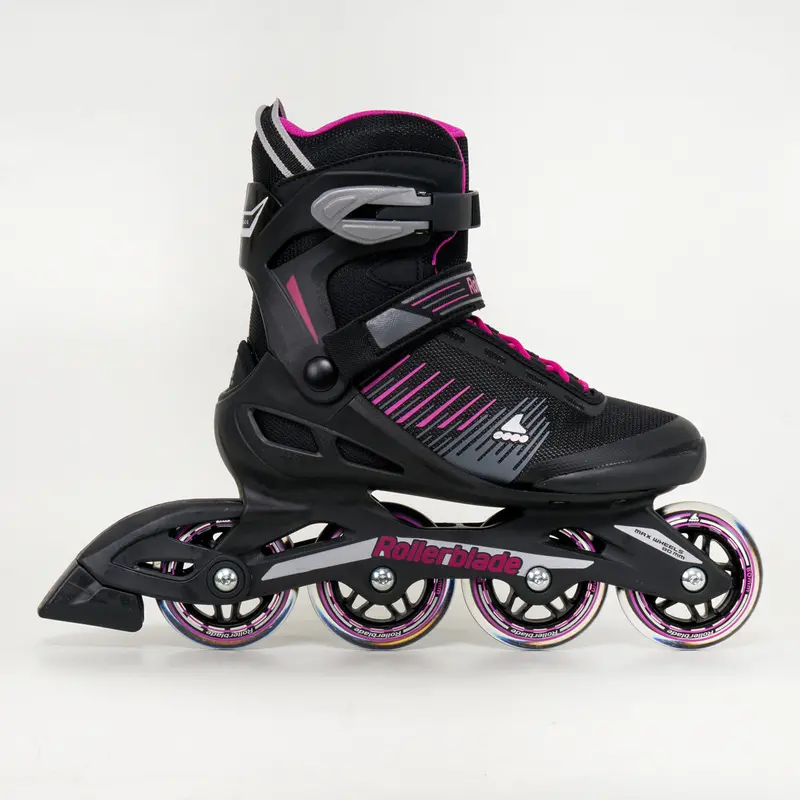 Rollerblade Zetrablade Woman's Softboot Inline Skates - Black/ Pink 1