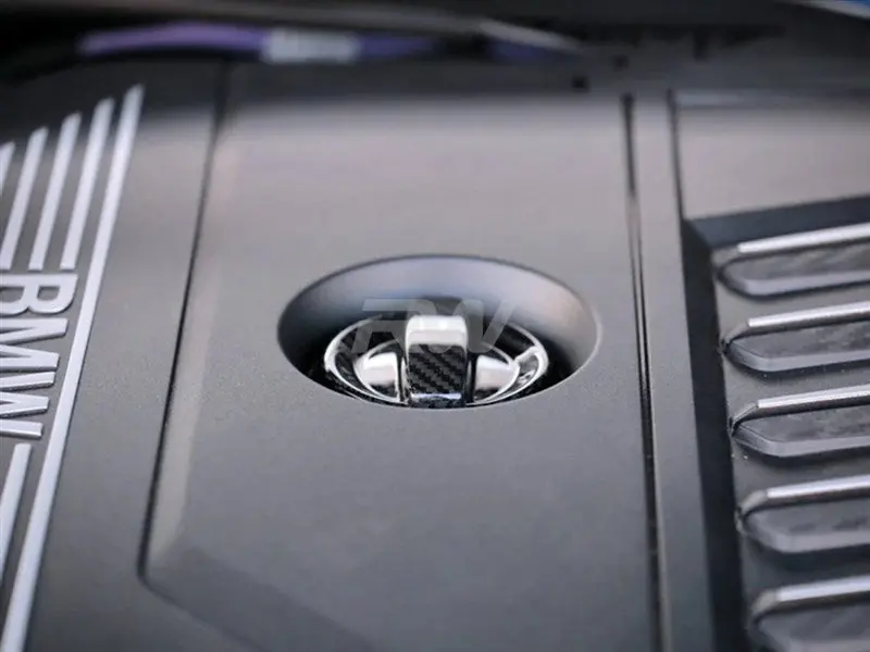 Rw Carbon - Carbon Fiber Charge Competition Oil Cap Cover - Bmw F/G Chassis 1