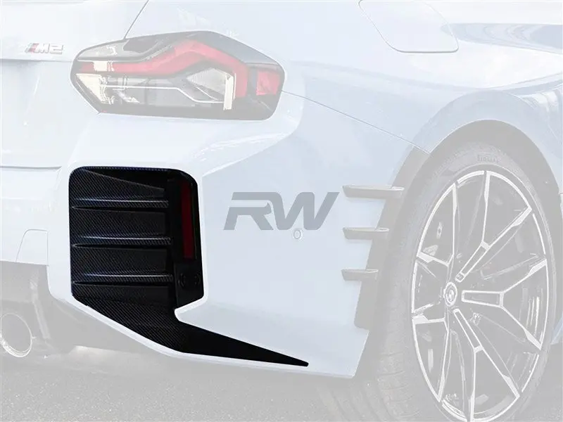 Rw Carbon - Carbon Fiber Performance Rear Bumper Trim - Bmw G87 M2 1