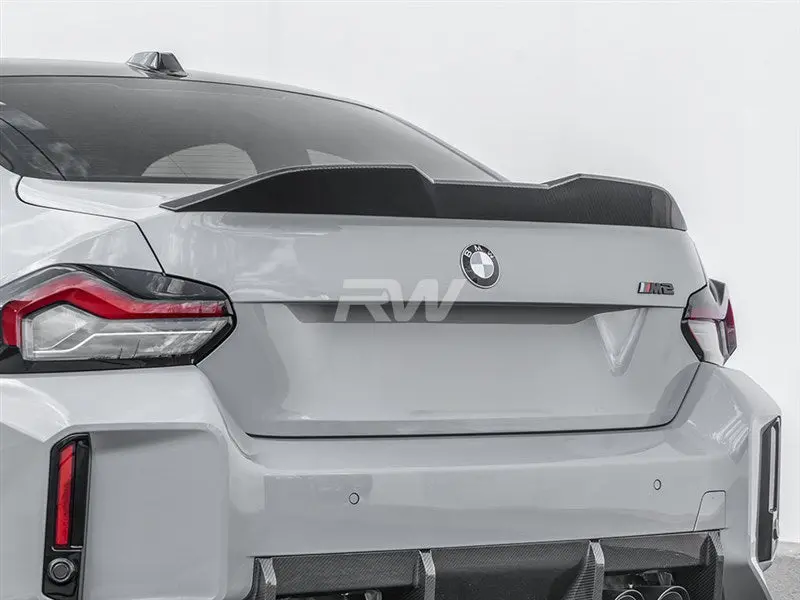 Rw Carbon - Carbon Fiber Performance Rear Decklid Spoiler - Bmw G87 M2 1