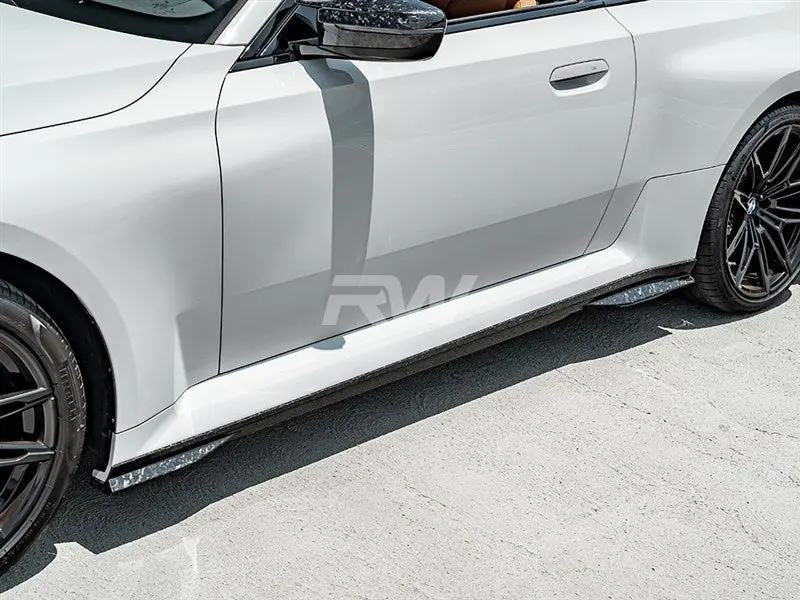Rw Carbon - Forged Carbon Fiber Gtx Side Skirt Extensions - Bmw G87 M2 1