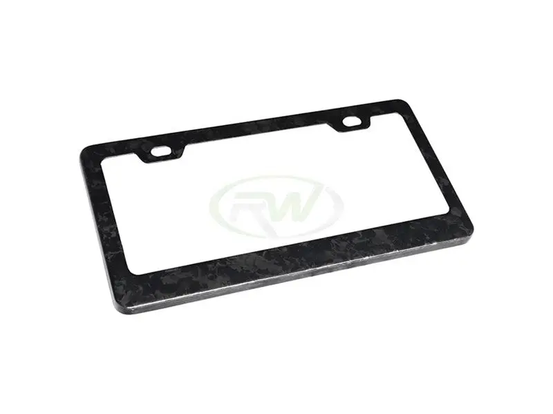 Rw Carbon - Forged Carbon Fiber License Plate Frame 1