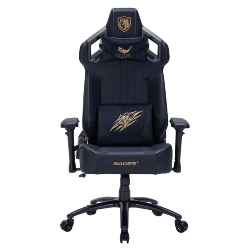 Sades Cetus Pro Gaming Chair With 4D Adjustable Armrests - Black  (Installation Not Included) 1