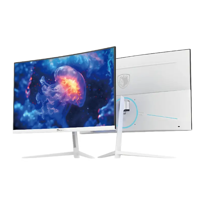 Sades Nc-Pelagia Sc-Cj04f24w, 24" Fhd 1920X1080, 200Hz, 0.5Ms, Hdmi 2.1, Va, Curved Gaming Monitor - White 1