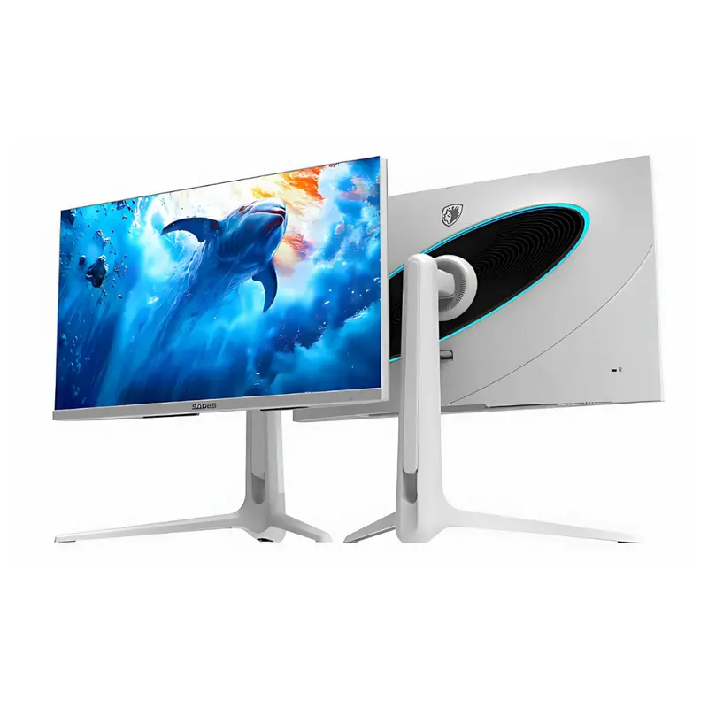 Sades Rs-Dolphin Sa-F01u27, 27" Dual Mode: Uhd (4K) 3840X2160 160Hz / Fhd 320Hz, 0.5Ms, Hdmi 2.1, Ips Flat Gaming Monitor - White 1
