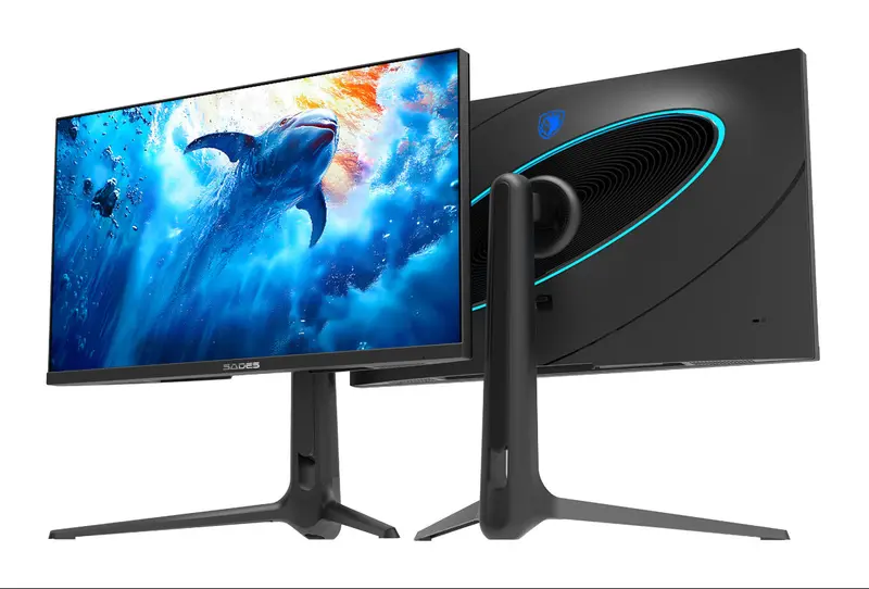 Sades Rs-Dolphin Sa-F01u27, 27" Dual Mode: Uhd (4K) 3840X2160 160Hz / Fhd 320Hz, Ips Flat Gaming Monitor - Black 1