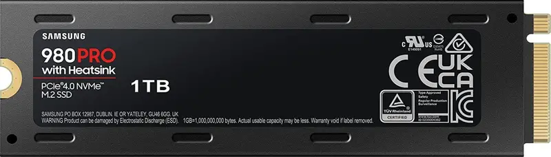 Samsung Internal Ssd 980 Pro M.2 Nvme 1Tb With Headsink 1