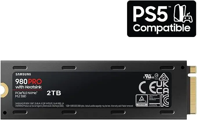 Samsung Internal Ssd 980 Pro M.2 Nvme 2Tb With Heatsink 1