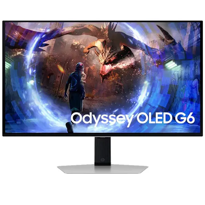 Samsung Odyssey G6 27" Qhd Oled, 360Hz Refresh Rate, 0.03Ms Response Time, Hdmi 2.1, Amd Freesync Premium Pro Gaming Flat Monitor - Ls27dg602smxue 1