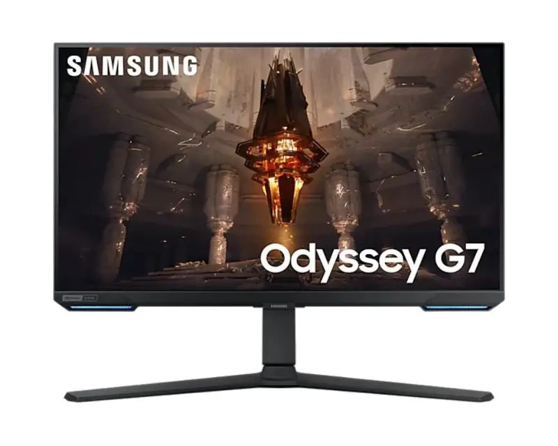Samsung Odyssey G7 28”, Hdmi2.1, 4K, 144Hz, Ips, 1Ms, Flat Gaming Monitor- Black 1
