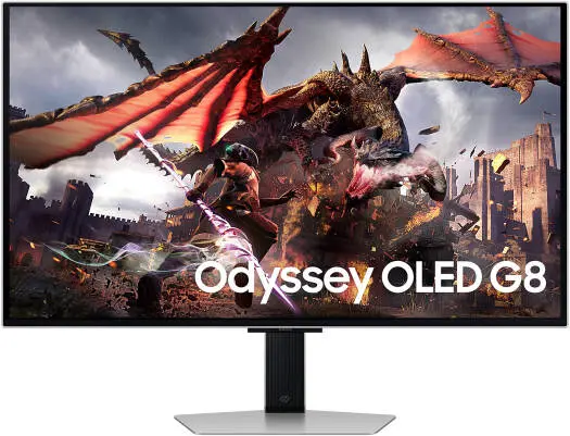 Samsung Odyssey G8 32",4K,Oled, 240Hz,0.03Ms,Hdmi 2.1,Flat Gaming Monitor- Ls32dg802smxue 1