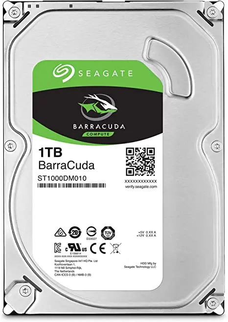Seagate 1Tb Barracuda Sata Iii 3.5 Inch Internal Hdd 1