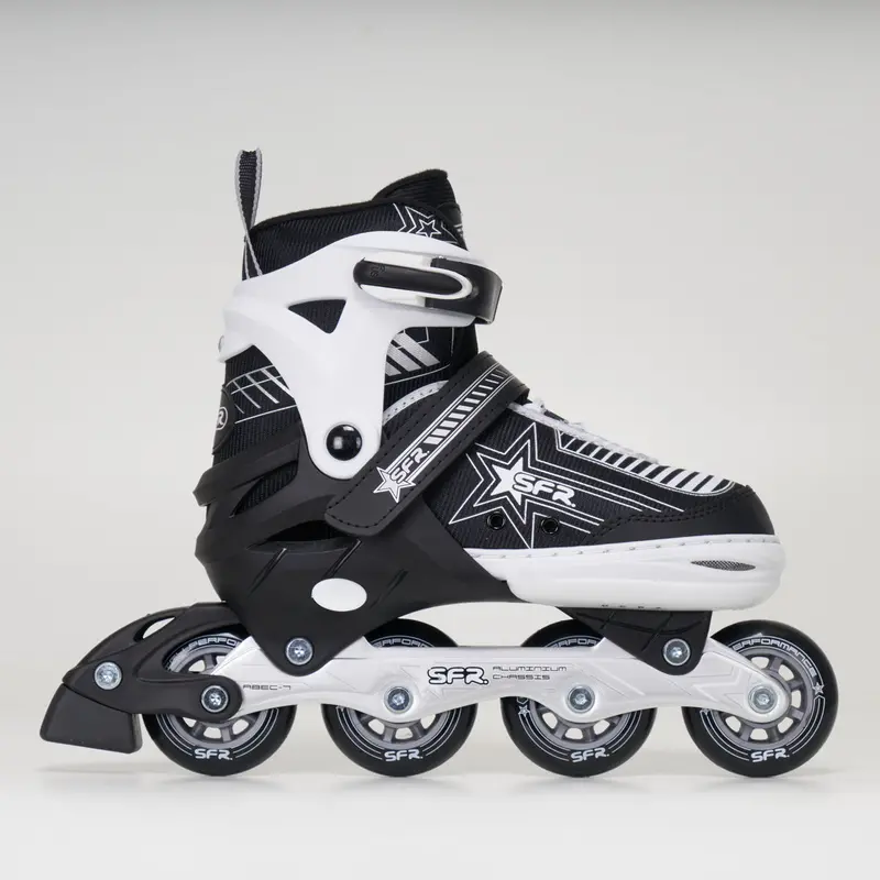 Sfr Pulsar Junior Adjustable Inline Skates - Unisex - Silver 1