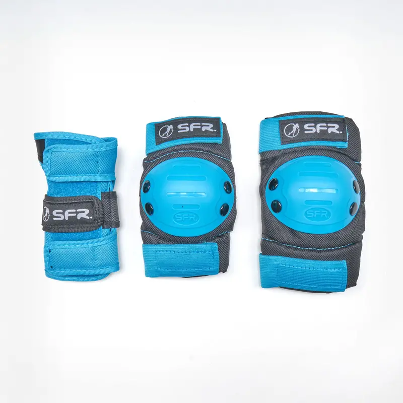 Sfr 'Youth Ramp' Kids Triple Pad Set - Blue 1