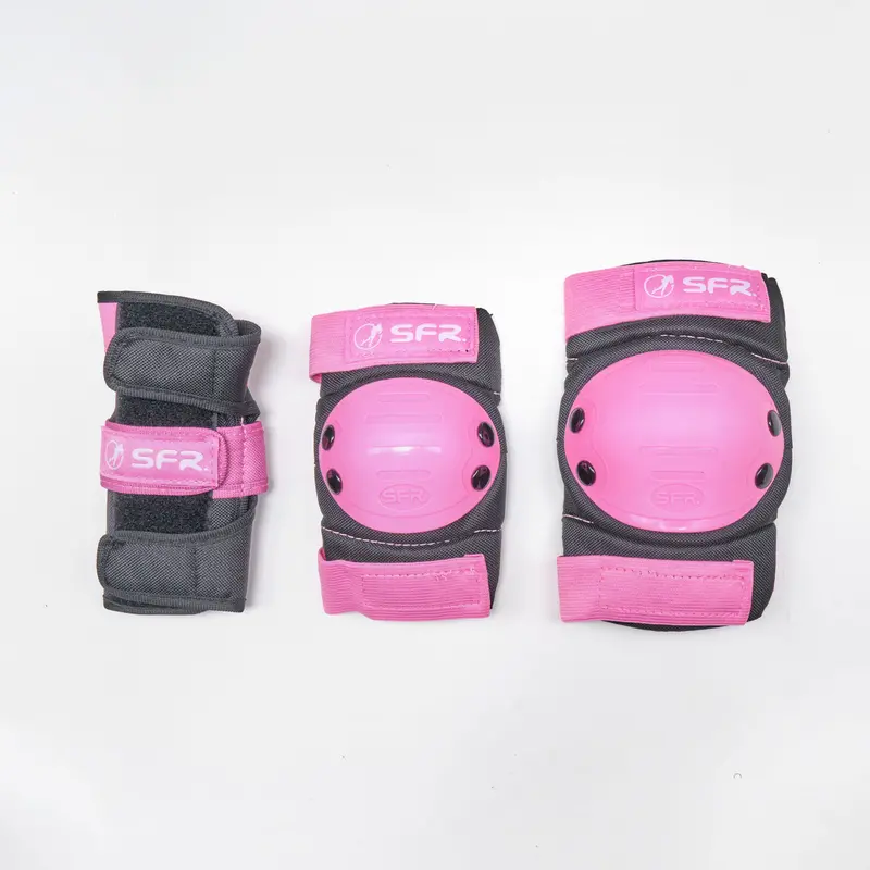 Sfr 'Youth Ramp' Triple Kids Pad Set - Pink & Black 1