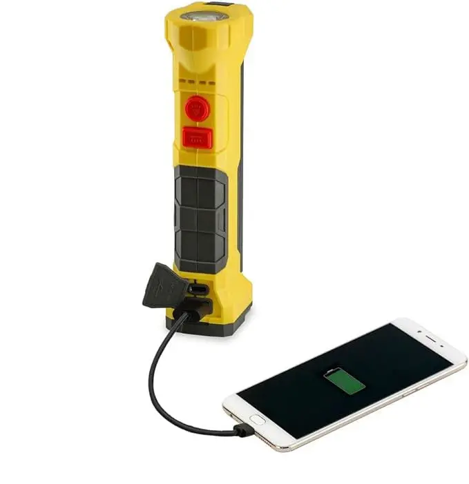 Shell Sf126 Led Rechargeable Work Light/Flashlight With 5000 Mah Power Bank 1