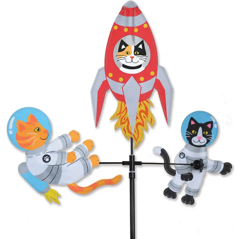 Single Carousel Spinner - Space Cats 1