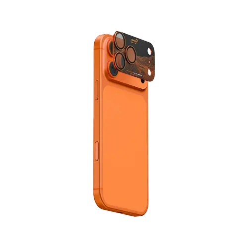 Skinarma Iphone 17 Pro Full Aluminium Camera Lens Protector Sonix - Orange 1