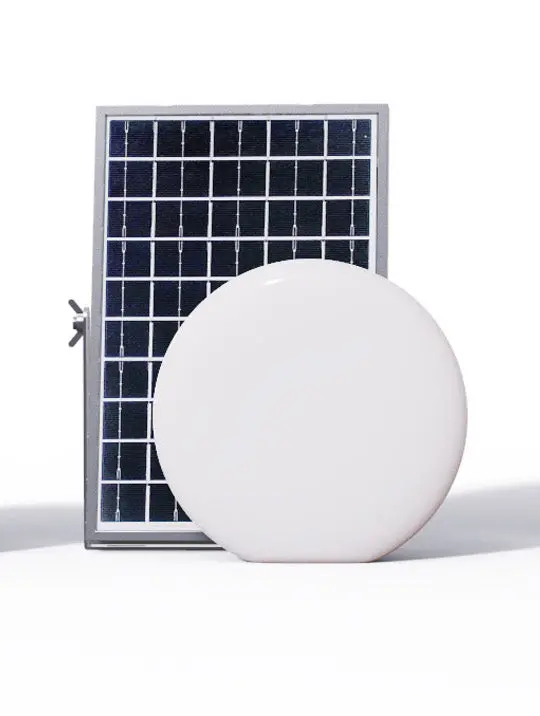 Solar Light 8W With Solar Panel 3.7V 7500Mah Lithium Battery, Lamp Size 175*175*67 Mm Model Lyd-Sem-M 1