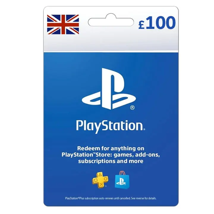 Sony Playstation / Psn Gift Card 100£ - Uk (Sms Delivery) 1