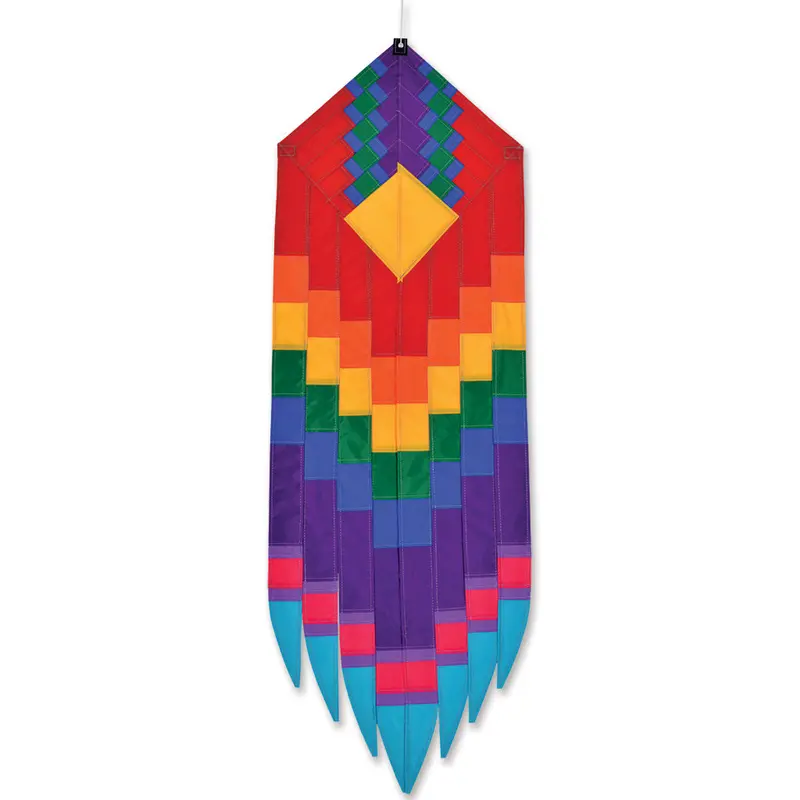 Soundwinds Goddess Earring Hanging Banner - Red 1
