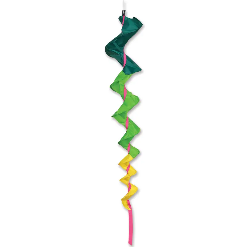 Soundwinds Large Fusilli Spinning Windsock - Green 1