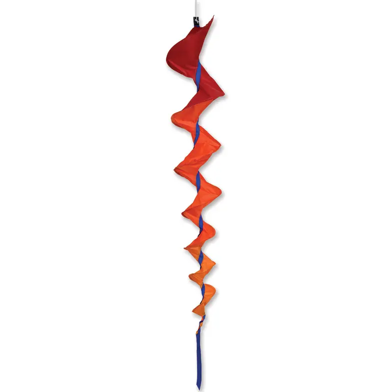 Soundwinds Large Fusilli Spinning Windsock - Orange 1