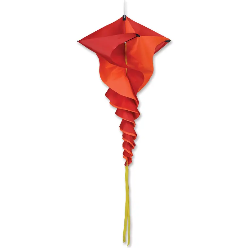 Soundwinds Large Rotini Spinning Windsock - Red 1