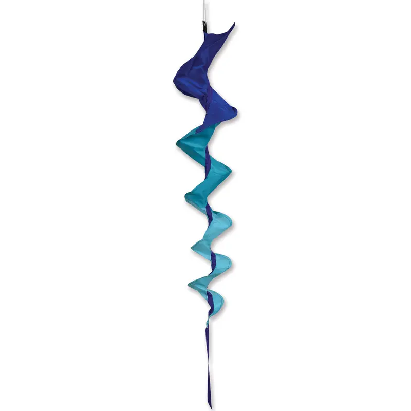 Soundwinds Medium Fusilli Spinning Windsock - Blue 1