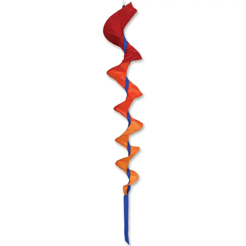 Soundwinds Medium Fusilli Spinning Windsock - Orange 1
