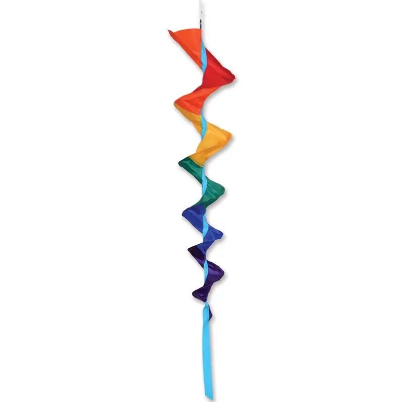 Soundwinds Medium Fusilli Spinning Windsock - Rainbow 1