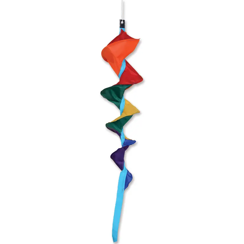 Soundwinds Small Fusilli Spinning Windsock - Rainbow 1