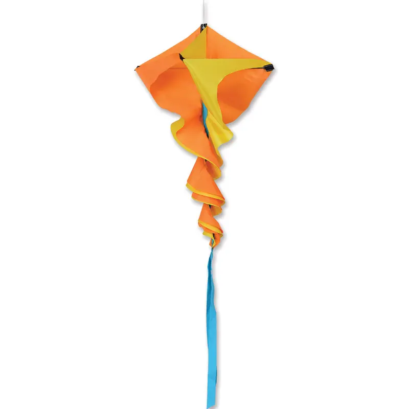 Soundwinds Small Rotini Spinning Windsock - Yellow 1