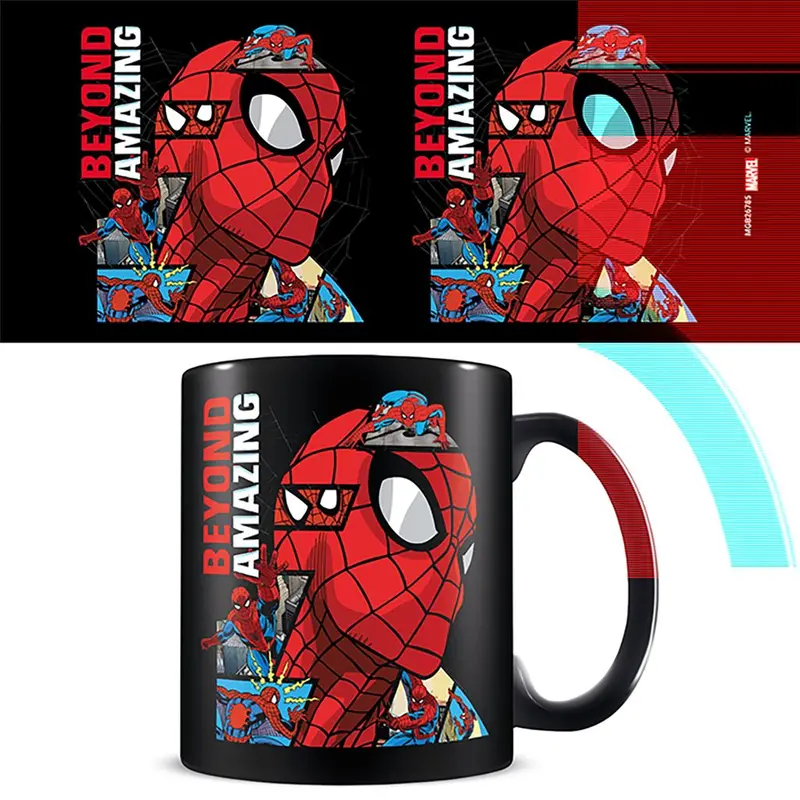 Spider-Man (60 Years) Black Mug 1