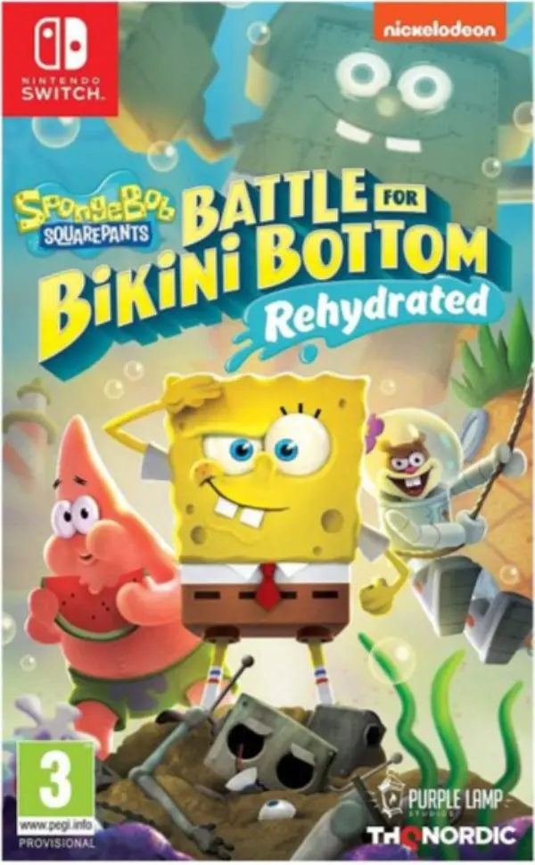 Spongebob Squarepants: Battle For Bikini Bottom Rehydrated For Ns "Region 2" 1