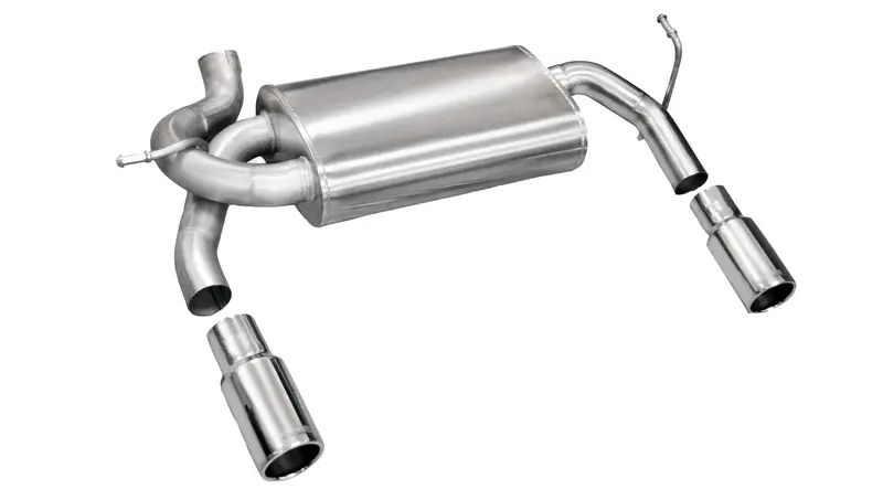 Sport / 2.5 In Axle-Back 3.5 In Single Tips | 2007-2018 Jeep Wrangler Jku/Jk (24412) 1