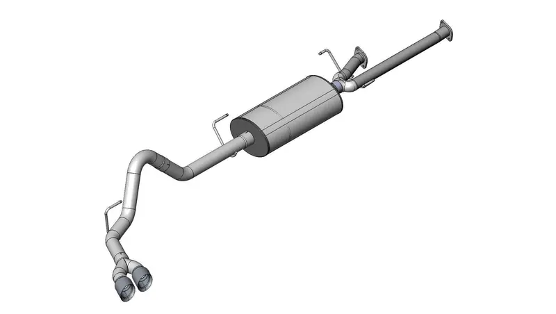 Sport / 3.0 In Cat-Back Sse 4.0 In Twin Tips | 2007-2008 Tundra 5.7L (14577) 1